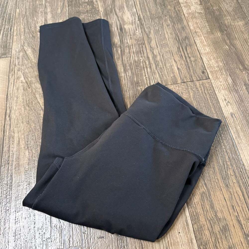 Fabletics PowerHold Black High-Waisted Workout Leggings Small